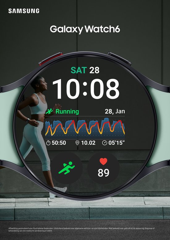 Samsung Galaxy Watch6 - LTE/4G Variante - Smartwatch - 40mm - Graphit