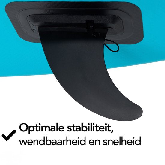Brixy 2-in-1-SUP-Board – mit Sitz – aufblasbares Paddle-Board – Komplettset – 335 cm – max. 175 kg – Mintgrün/Blau