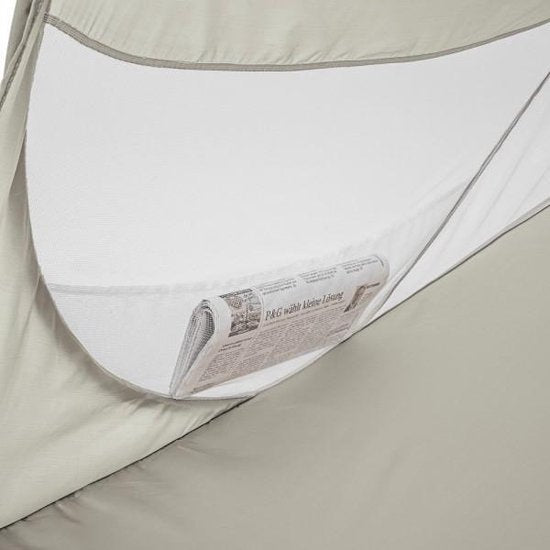 Pop-up Strandzelt 245 cm x 145 cm x 95cm hellgrau 401677