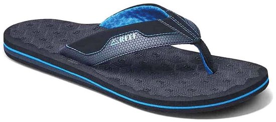 Reef The Ripper Herren-Flip-Flops – Schwarz/Blau – Größe 43