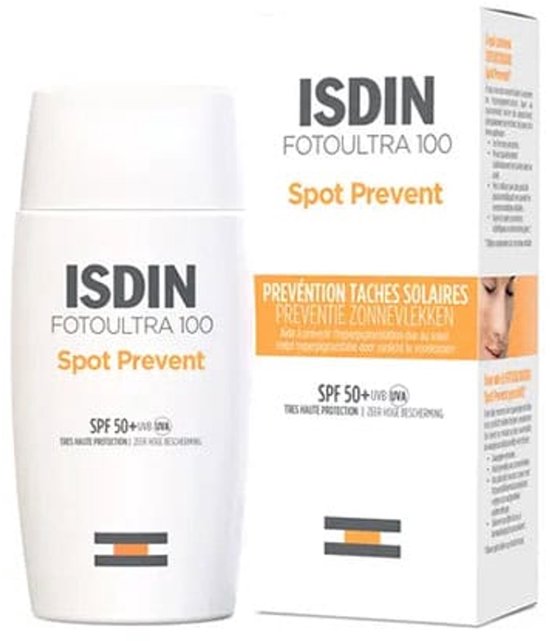 ISDIN – Fotoultra Spot Prevent – LSF 50+ – 50 ml – Beugt Hautflecken vor