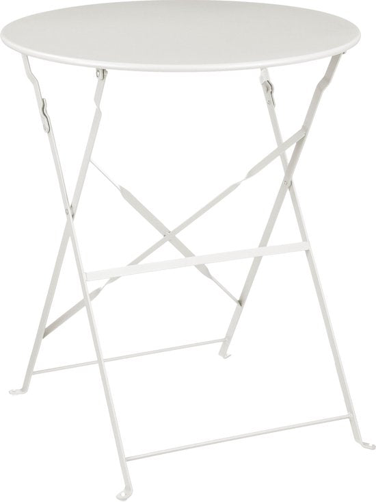 Mica Decorations Laurence Bistro-Set - 3er-Set - Metall - Weiß