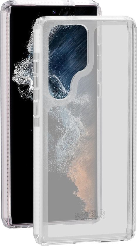 SoSkild Samsung Galaxy S23 Defend 2.0 Heavy Impact Case Transparent