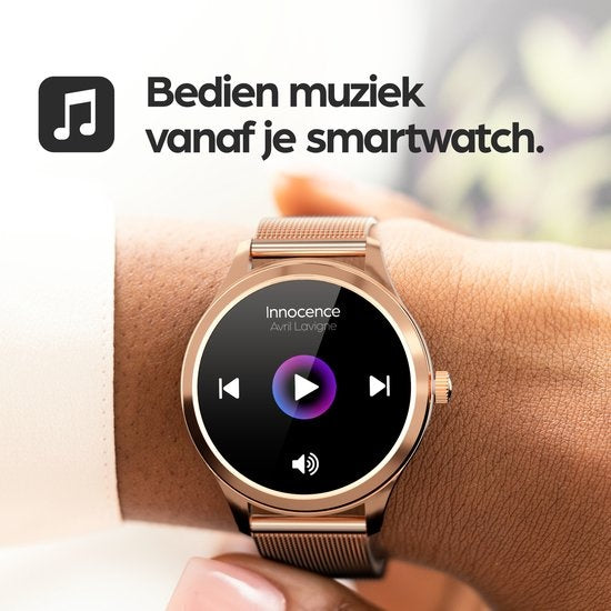 Actyve Smartwatch Damen RosÃ©gold - Apple & Android - Voller Touchscreen