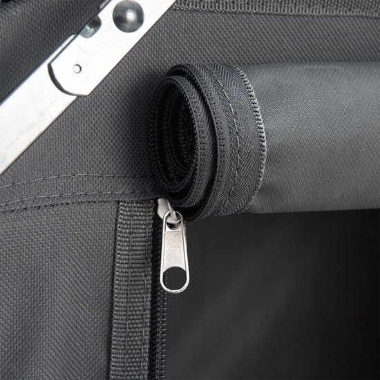 Große faltbare Campingküche Garda - 175 x 40 x 111 cm - Grau