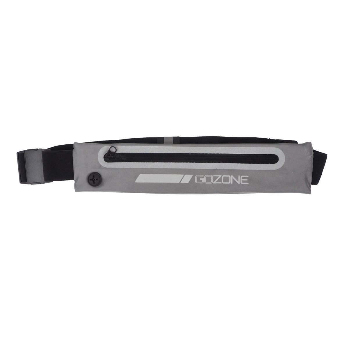 GoZone Full Reflective Body Slimline Hüfttasche mit Reißverschlussfach – Tragbare Handyhalterung