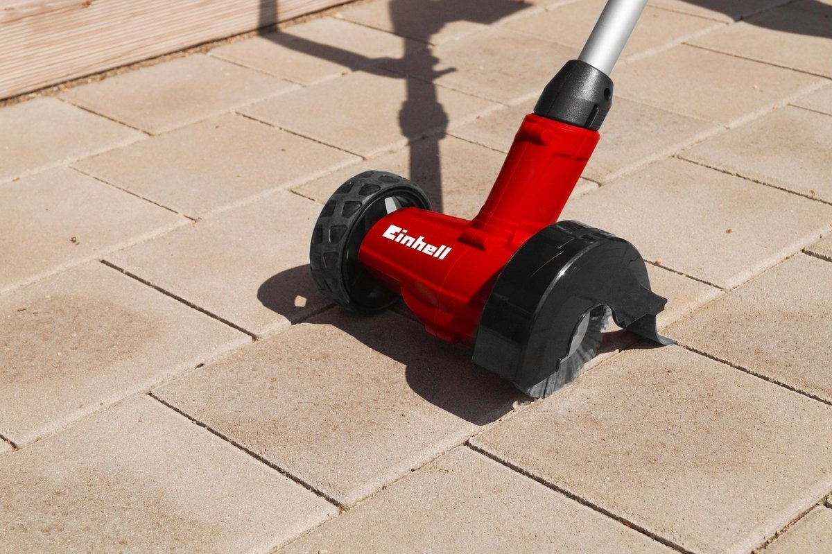 Einhell Accu Voegenreiniger GE-CC 18 Li-Solo Power X-Change (Li-Ion - 18 V - 1200 t/min - borsteldiameter 10 cm - incl. staal- en nylonborstel - zonder accu en lader)