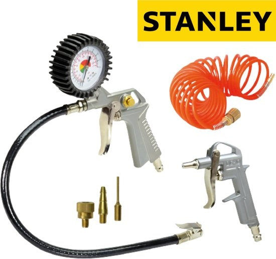 Stanley - Druckluftwerkzeugsatz - 6 Teile.