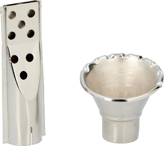 Kinzo Elektrischer Unkrautbrenner - Unkrautentferner 2000W - bis zu 650Â°C - Multifunktional - Umweltfreundlich - Inklusive Aufsätze - Grün/Grau