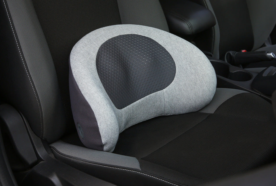 Wellhealth Massagegerät für den unteren Rücken - 2 Arten von Funktionen - 30W - Grau