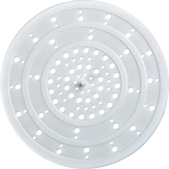 Wenko Abtropfsieb Sava 12 cm, Silikon, weiß