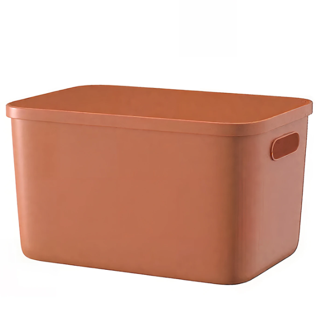 SNSP Aufbewahrungsboxen mit Deckel, 4-teilig – Multicolor – 26,5 x 18,5 x 16,5 cm – 8 l