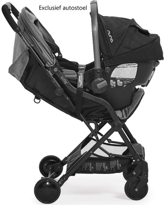 Contours Bitsy Granite Grey Kinderwagen ZL036-GRN1