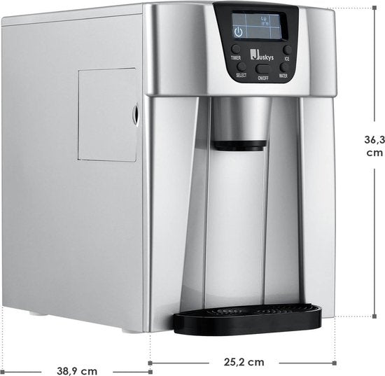 Eiswürfelbereiter - PIM200L - Grau - inkl. Spender