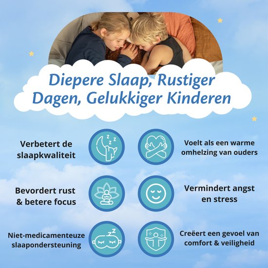Ella Weighted Blanket Child 3.2kg - OEKO-TEX Baumwoll-Beschwerungsdecke 100 x 150cm - Weighted Blanket Dots