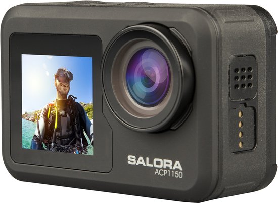 Salora ACP1150 Action-Sportkamera 12 MP 4K Ultra HD CMOS 25,4 / 2,86 mm (1 / 2,86") Wifi 132 g