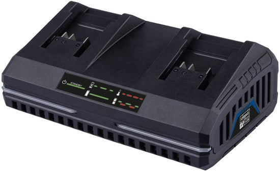 Scheppach SDBC2.4A Doppel-Akkuladegerät 2,4 A