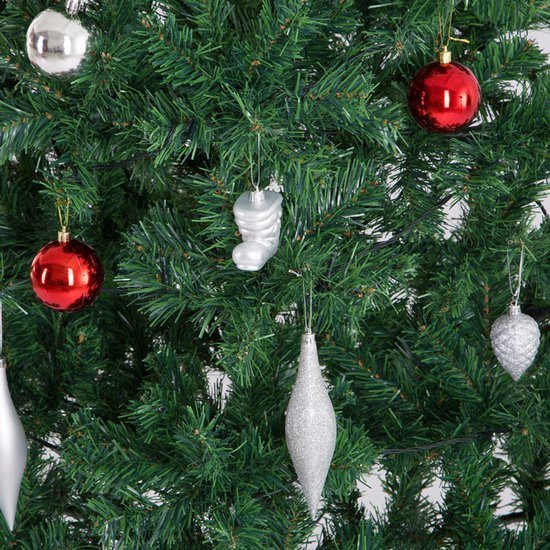 Casaria Weihnachtsbaum 180 cm - Inkl. LED-Weihnachtsbeleuchtung PE Grün