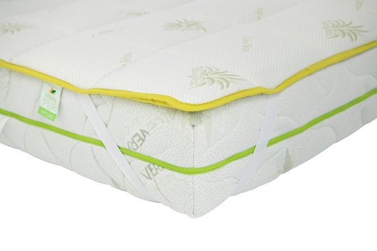 Vitality Pur - Matratzenschoner Aloe Vera - Extra Komfort & schützt die Matratze - 90x200 cm