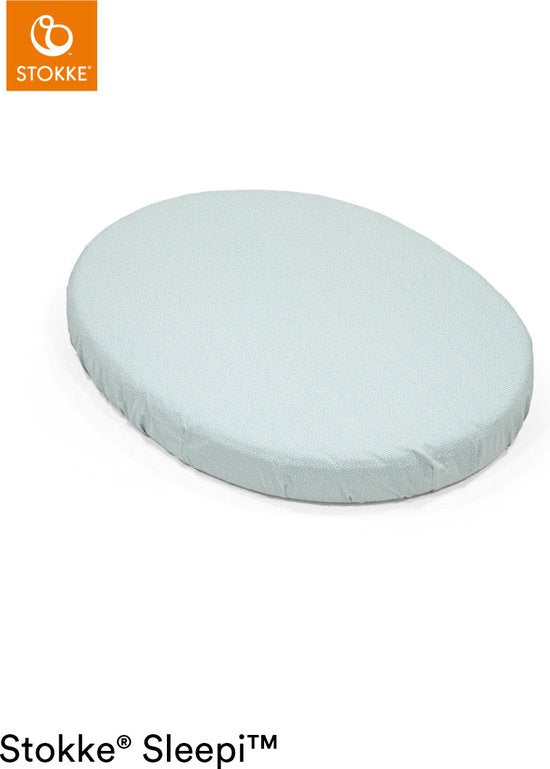 Stokke® Sleepi™ Mini-Spannbetttuch V3 – Dots Sage