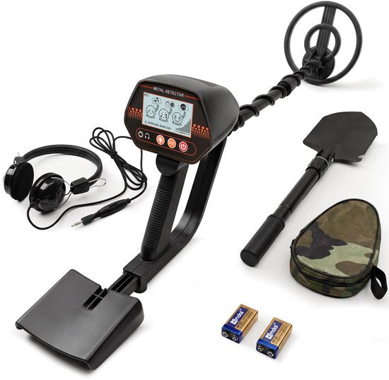 Infinity Goods Metalldetektor Pro – Erwachsene & Kinder – Komplettset – Wasserdichte Suchspule – Verstellbar – Professionell