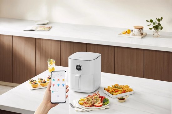 Xiaomi BHR8234EU Fritteuse, nur 4,5 l, freistehend, 1500 W, Heißluftfritteuse, weiß