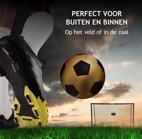 Dunlop Fußballtor - 300 x 200 x 120 cm  - Outdoor -  für Kinder und Erwachsene - schnelle Montage - Metall - Schwarz/Rot