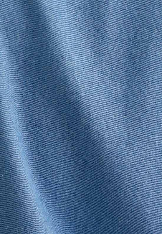 Seidensticker regular fit Hemd - Twill - blau - bügelfrei - Cord Größe: 46