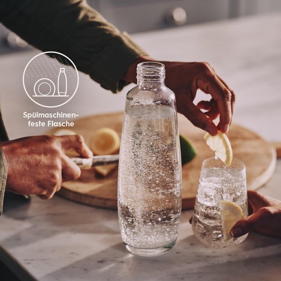 SodaStream Glaskaraffen 1 l, 2er-Pack | 2 Stück | Nur für das SodaStream DUO Sprudelgerät geeignet