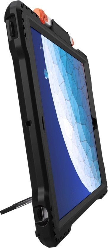 MAXCases Shield Extreme-X Schwarz mit Pencil / Buntstifthalter Apple iPad 8 (2020) / iPad 7 (2019)