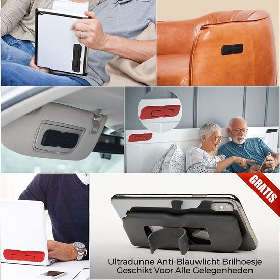 Shine - Blaulicht Brille - inkl. Accessoires - Schwarz