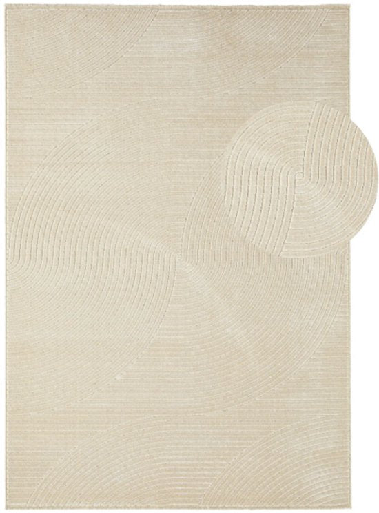 von fonQ Flat Teppich – Beige – Rechteckig – 200 x 300 cm – Japandi