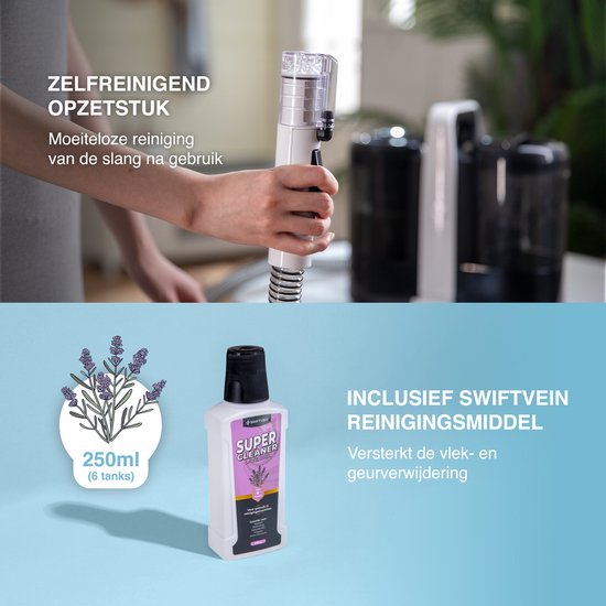 Swiftvein Vortex Teppichreiniger - Fleckenreiniger - Sofareiniger, Möbelreiniger und Sitzreiniger