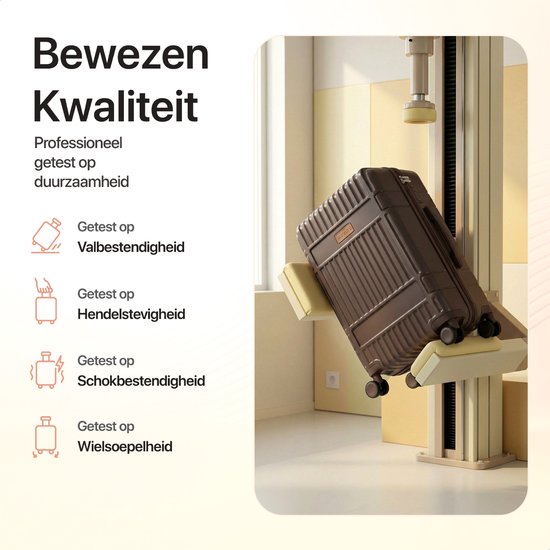 SKYCASES Trunk Travel Suitcase - Classic Heritage - Extra großer Koffer - 110L - TSA-Schloss - leichter Trolley - 78x44x36 cm - Trunk Roll Case - Spinner Wheels - Braun