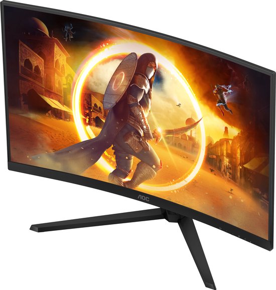 AOC CQ32G4VE – QHD-Gaming-Monitor mit gebogenem Bildschirm – 180 Hz – 32 Zoll