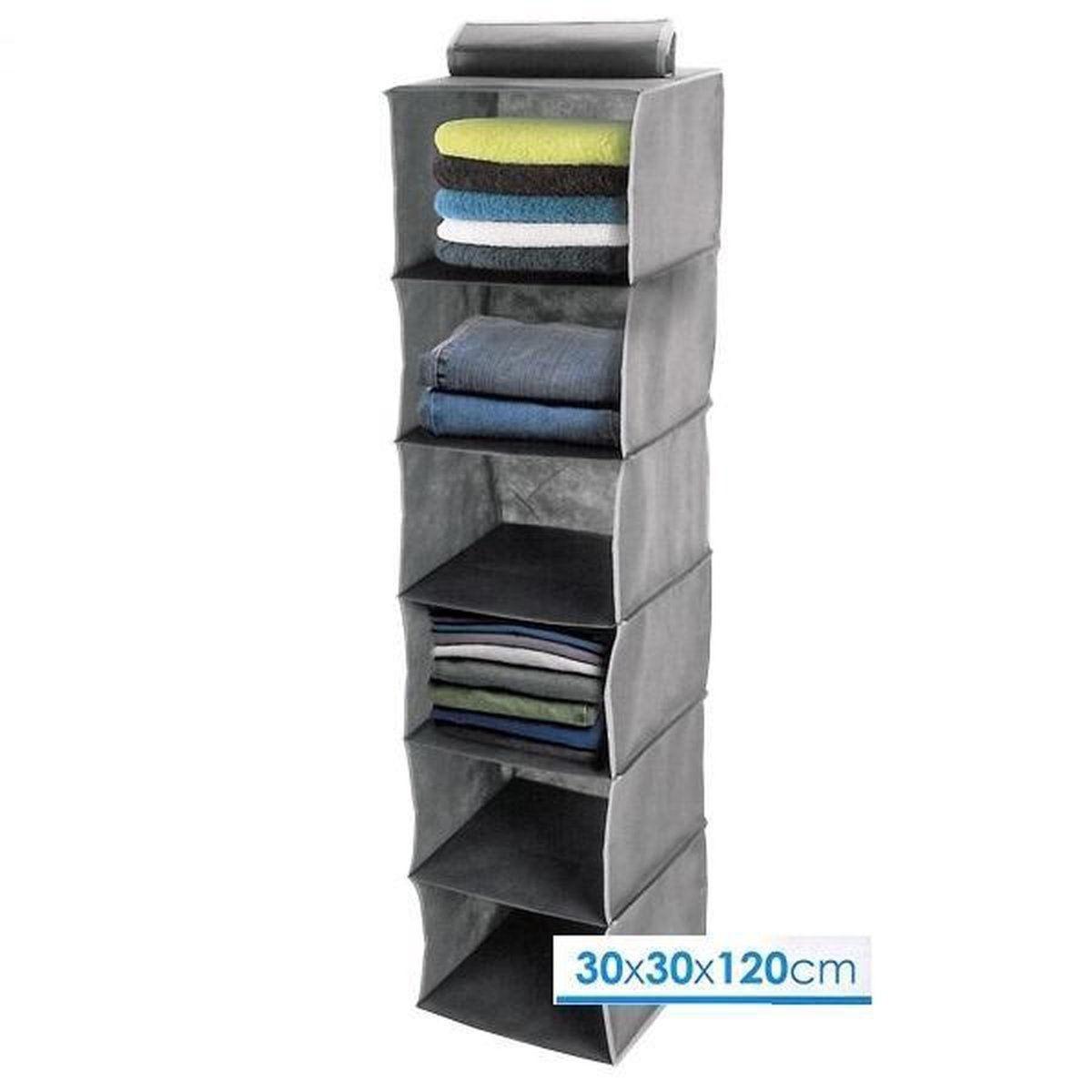 Kleiderschrank-Organisator - Hänge-Organisator - Organizer | 6-Regal
