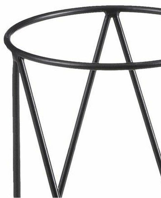 Mica Decorations - Pflanzenständer - H39 x Ø30 cm - Metall - Schwarz