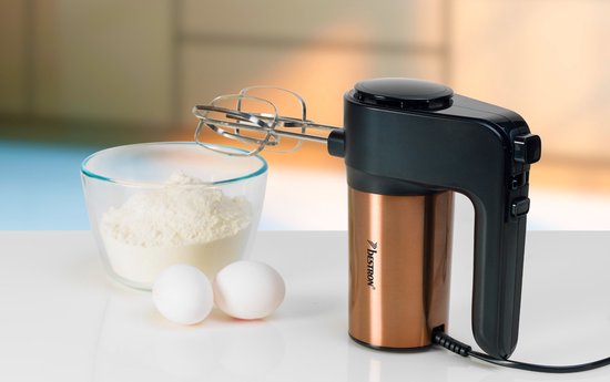 Bestron AHM1000CO Power-Handmixer Kupfer/Schwarz