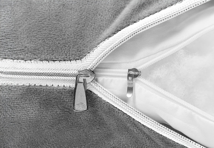 Earkings Schwangerschaftskissen Seitenschläferkissen - Dunkelgrau