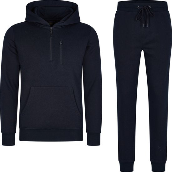 Mario Russo Trainingsanzug Achilles - Hausanzug - Jogginganzug - Hoodie - Schwarz - XXL