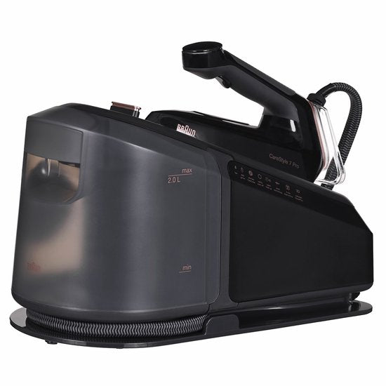 Braun CareStyle 7 Pro IS7286BK – Dampfbügelstation – Automatische Einstellungen – Halbiert die Bügelzeit – Schwarz