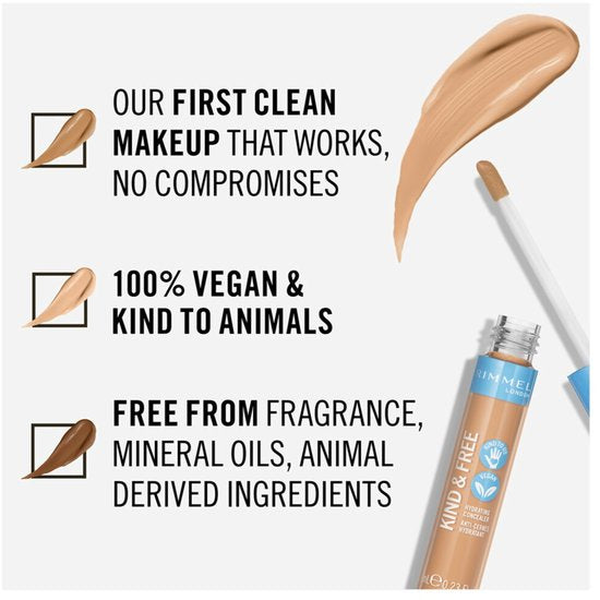 Rimmel London KIND & FREE Vegan Concealer – 010 Fair