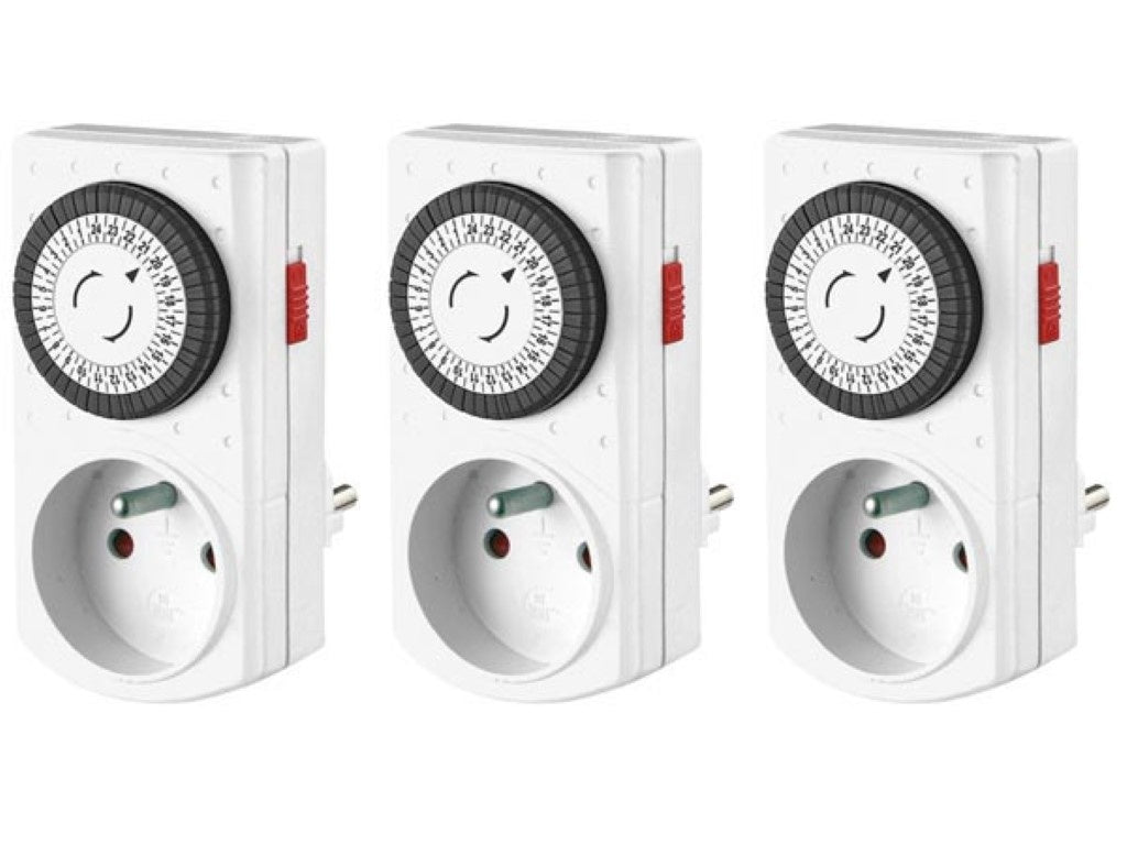 Perel Set mit 3 Mini 24 U-Timern - Pen-Earth (E305Dm)