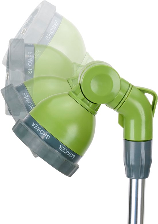 Kinzo Gartendusche mit Stativ - Verstellbare Außendusche bis zu 220 cm - 7 Strahlarten