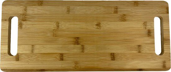 Ausklappbares Servierbrett aus Bambus – Tapas – Frühstückstisch 48 x 20 cm