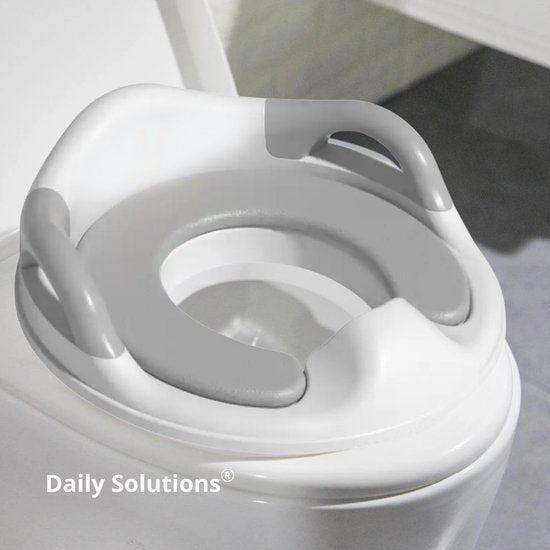 Daily Solutions® Toilettentrainer & Toilettentrainerin - Toilettentrainer für Kleinkinder - Stabil - Toilettentraining für Kinder - Ergonomisches Design