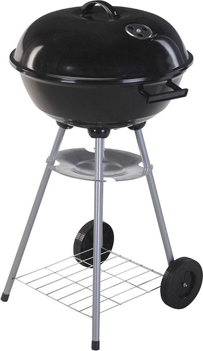 ProGarden Kugelgrill auf Rädern 46 cm schwarz