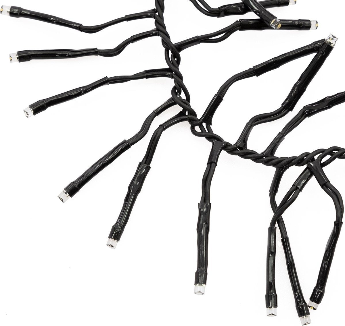 Nampook LED Weihnachtsbeleuchtung Mikrocluster – 1512 LEDs – Innen & Außen – 11 m – Warmweiß