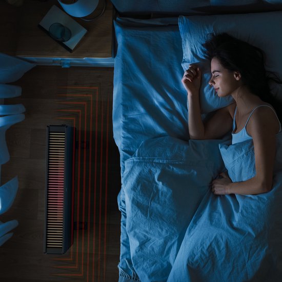 Auronic Konvektorheizung - 2000W - Elektrische Heizung - Schlafzimmer, Wohnzimmer oder Zuhause - Heizung - Schwarz