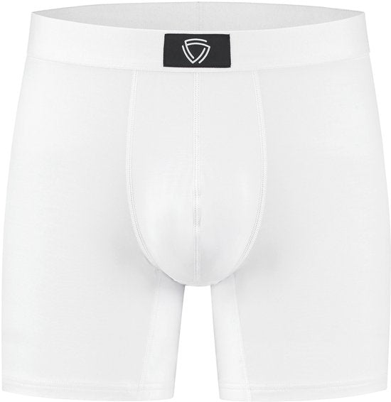 Fibershirts Anti-Sweat Boxershorts - Integriertes Schweißpolster - Atmungsaktives MicroModal - Anti-Transpiration - Herren - Größe XL - Weiß